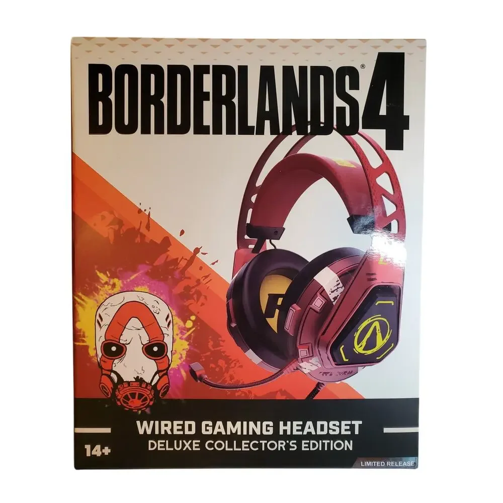 Borderlands Four 4 Wired Gaming Headset Deluxe Collector's Edition